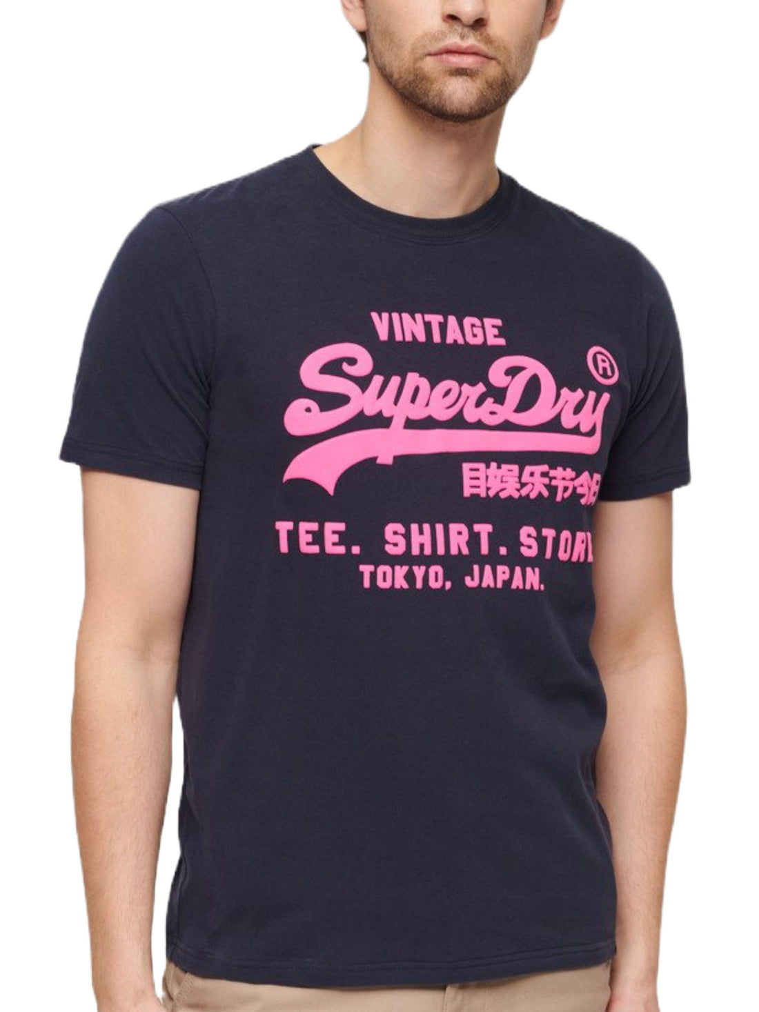 T-shirt Blu Scuro Superdry