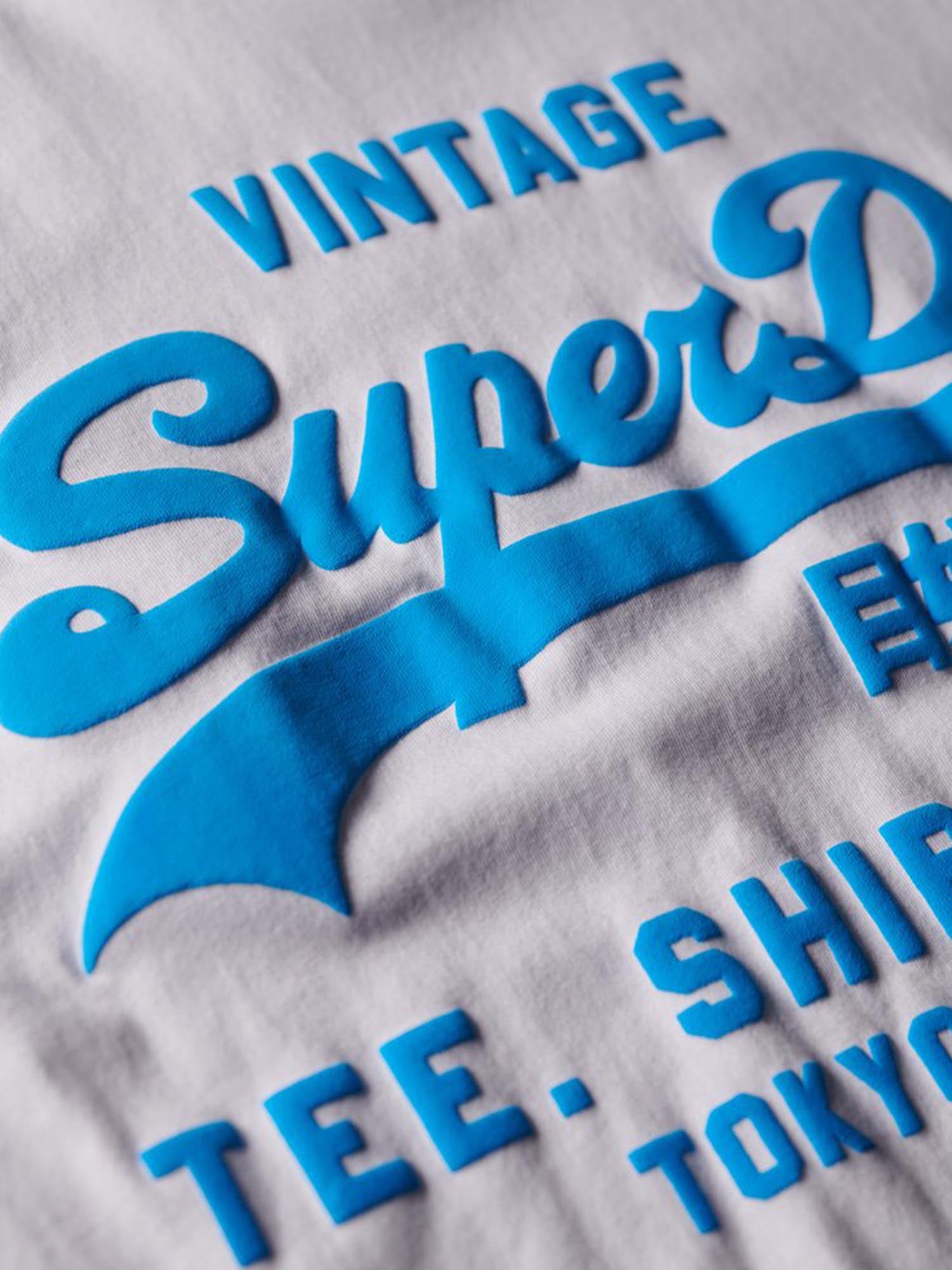 T-shirt Bianco Superdry
