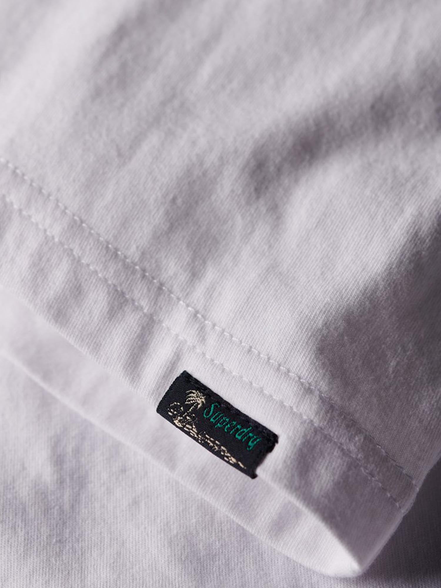 T-shirt Bianco Superdry