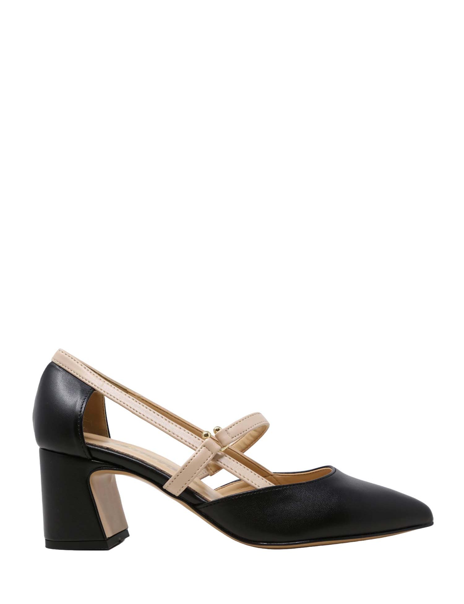 Sandali tacco Nero Nude Grace Shoes