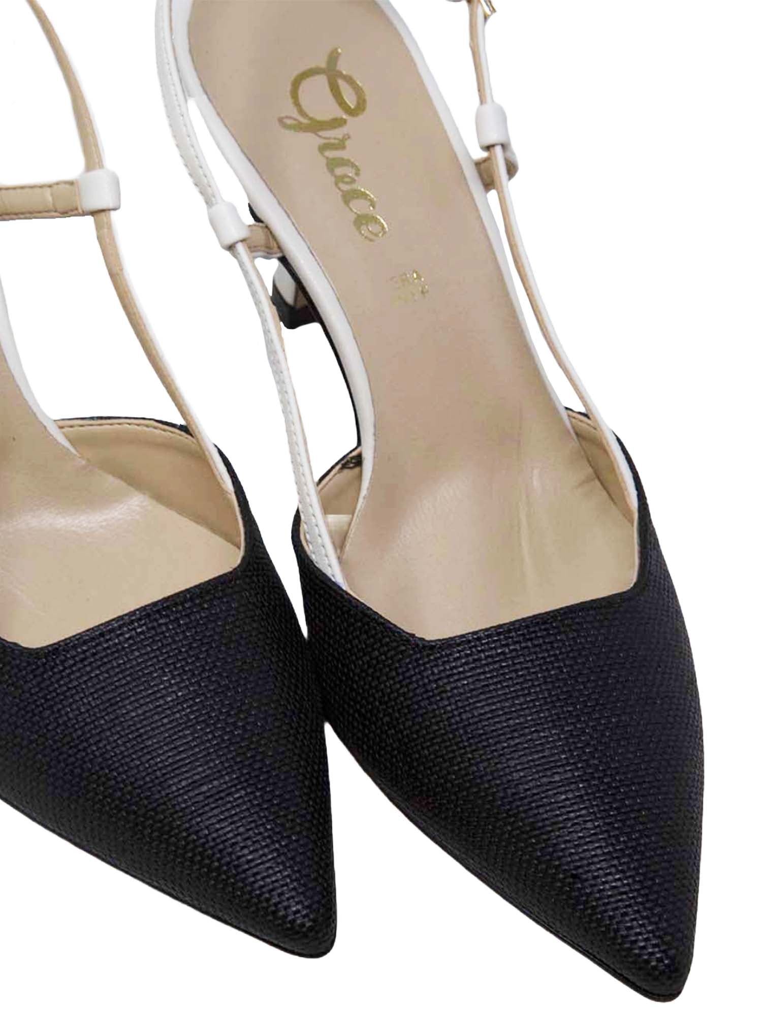 Sandali tacco Burro Nero Grace Shoes