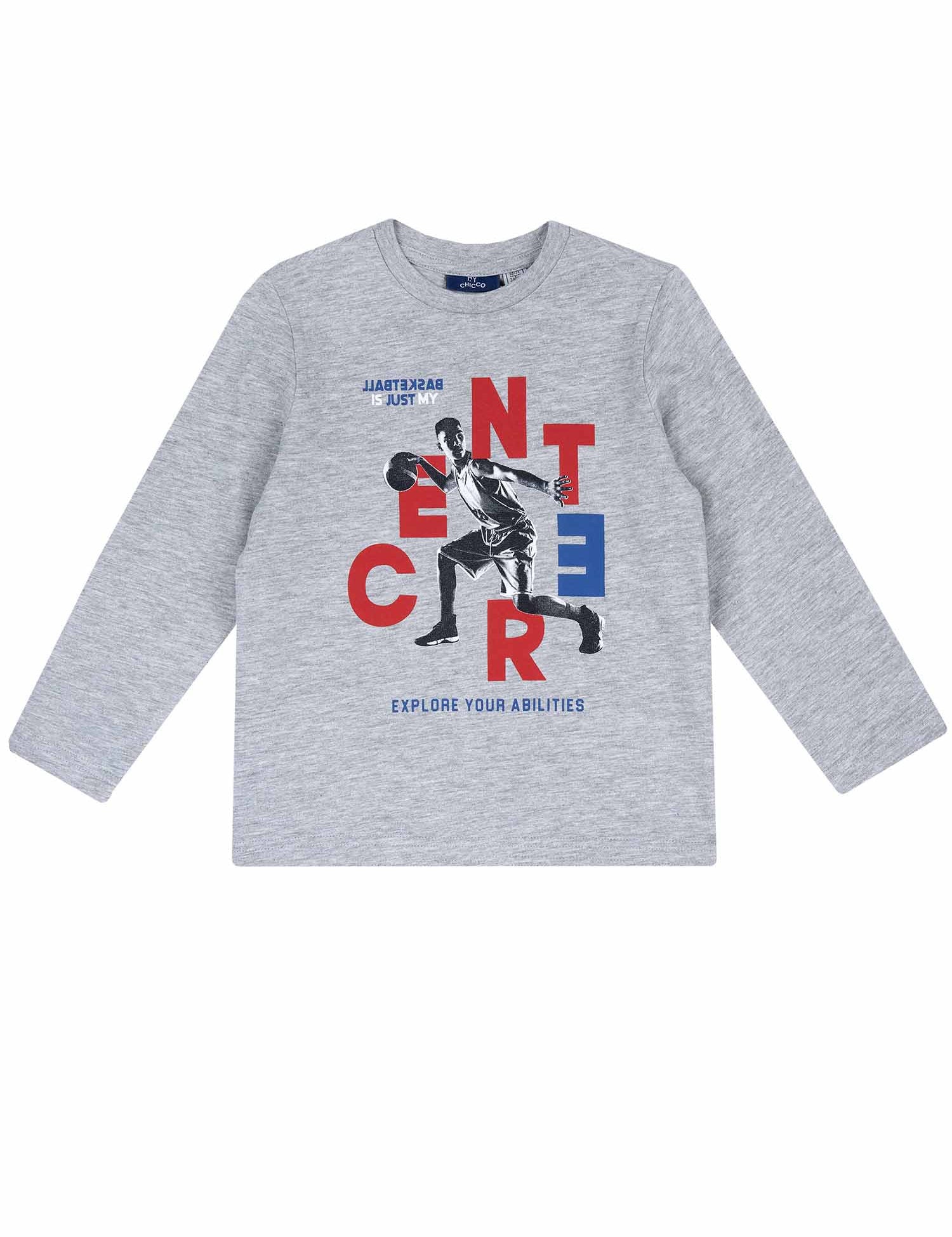 T-shirt Grigio Chicco