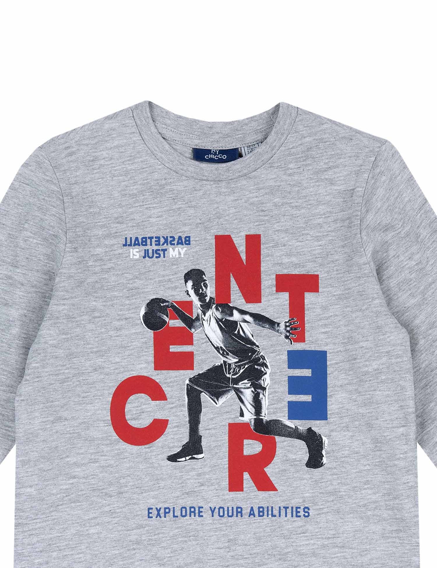 T-shirt Grigio Chicco