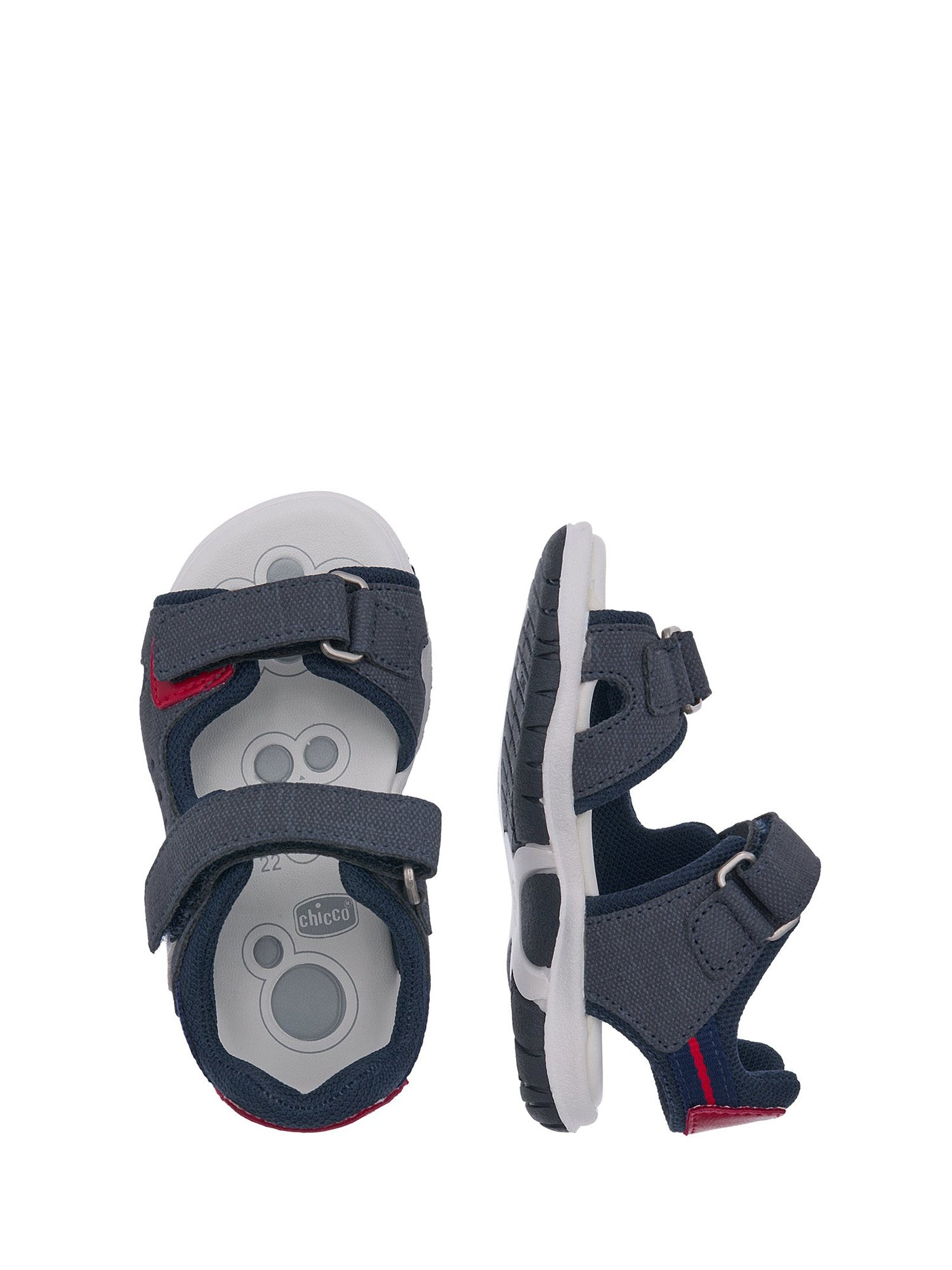 Sandali con strappi Blu Chicco