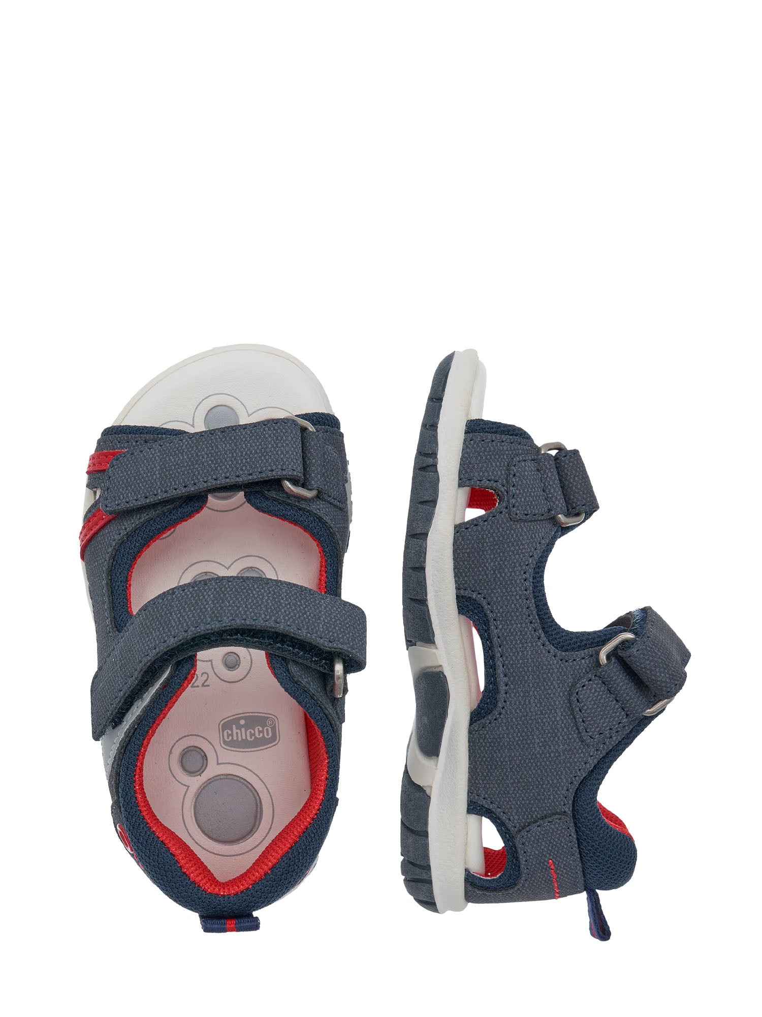 Sandali con strappi Blu Chicco