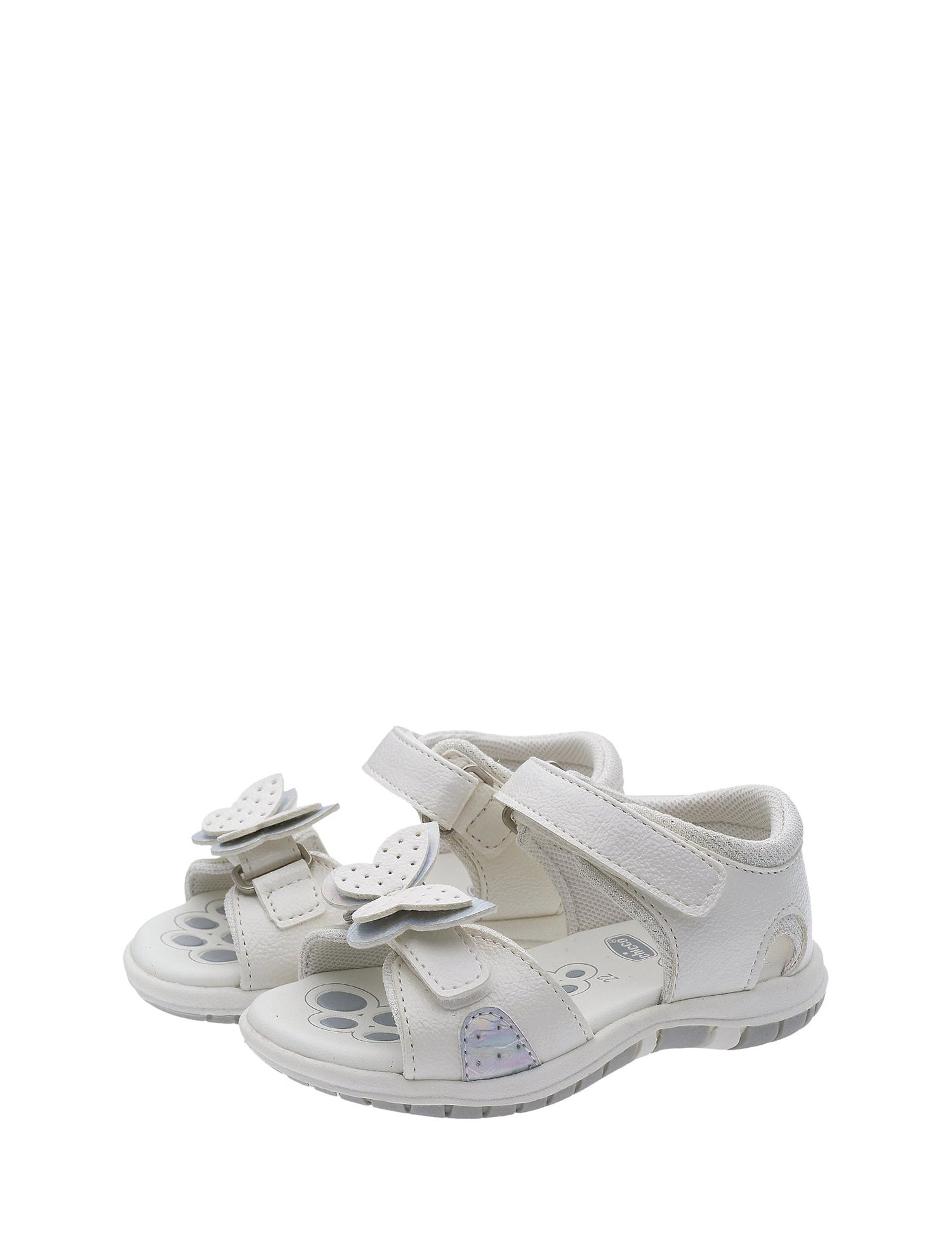 Sandali con strappi Bianco Chicco
