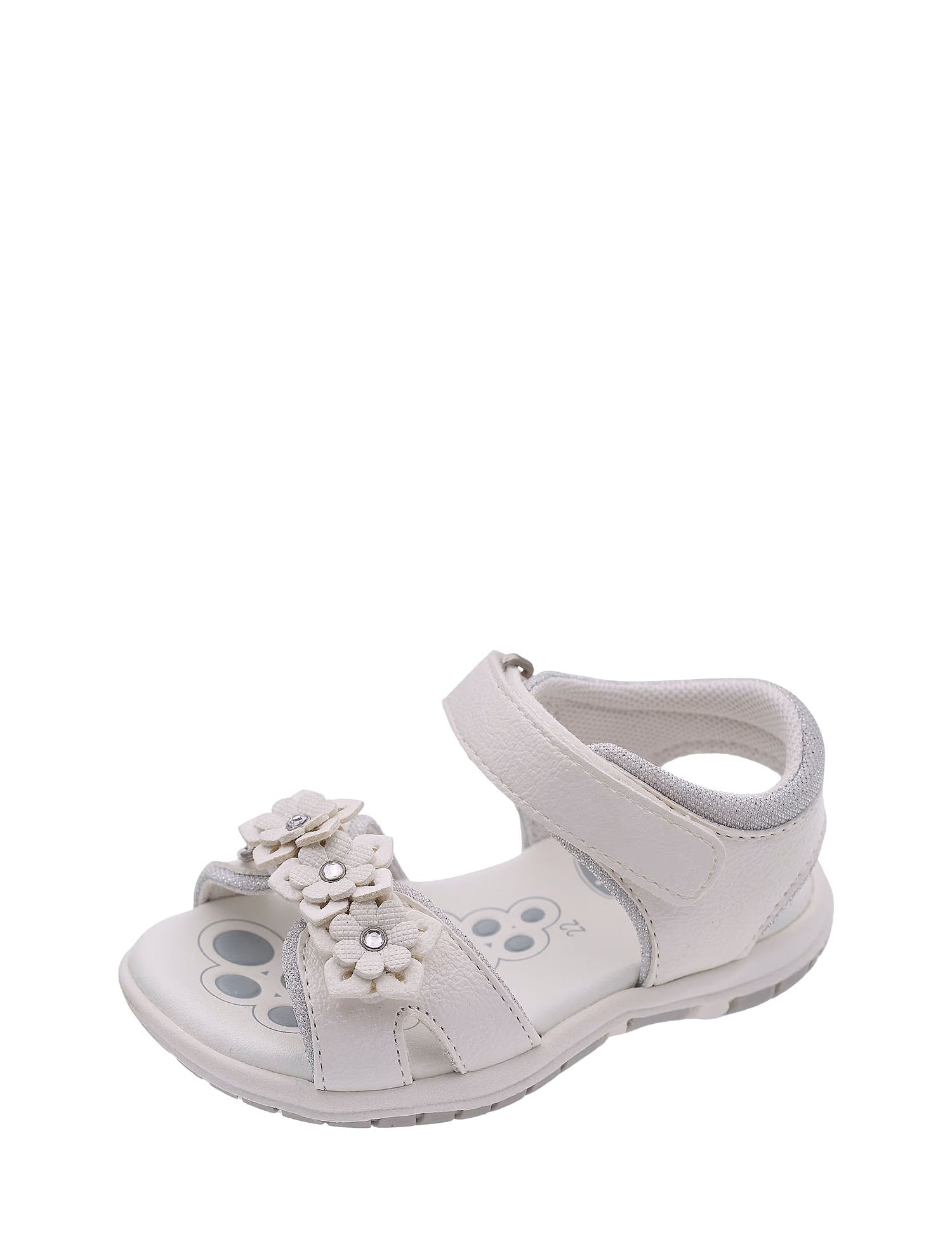 Sandali con strappi Bianco Chicco