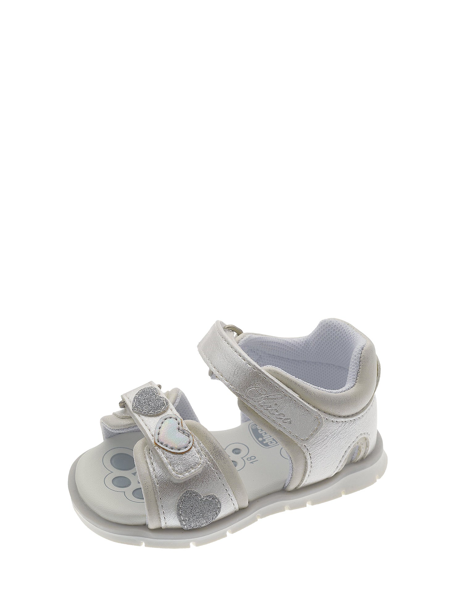 Sandali con strappi Bianco Chicco