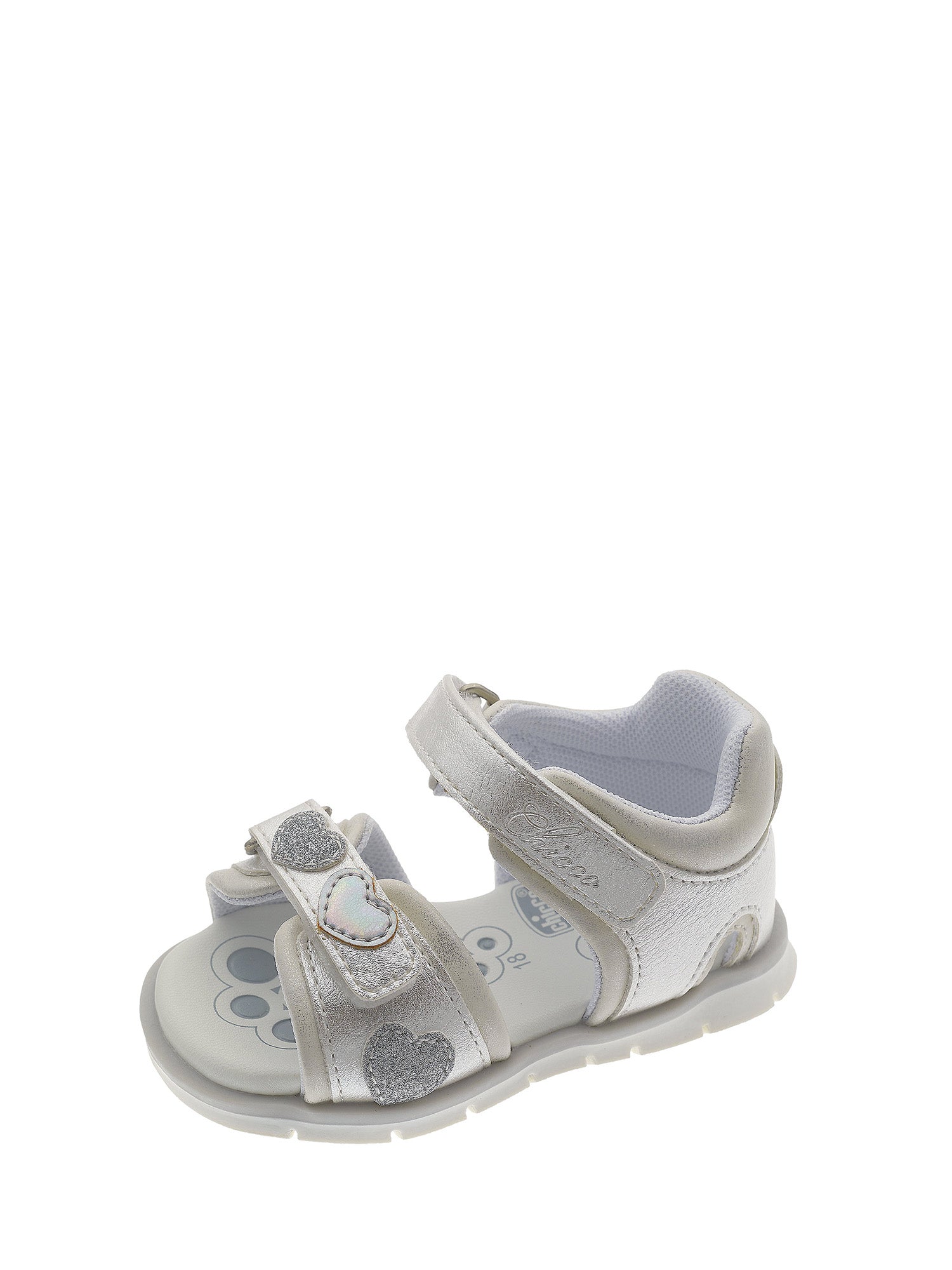 Sandali con strappi Bianco Chicco