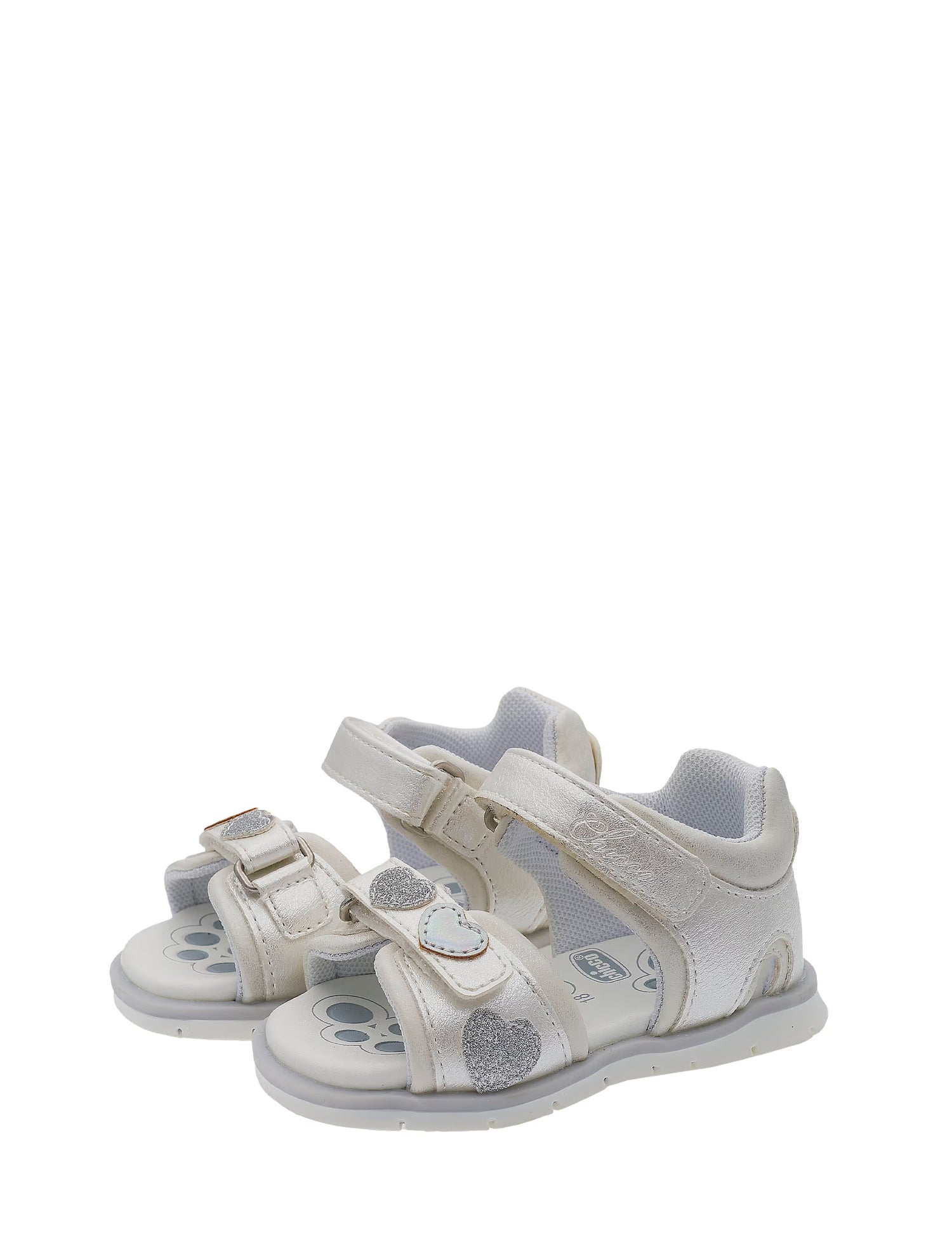 Sandali con strappi Bianco Chicco