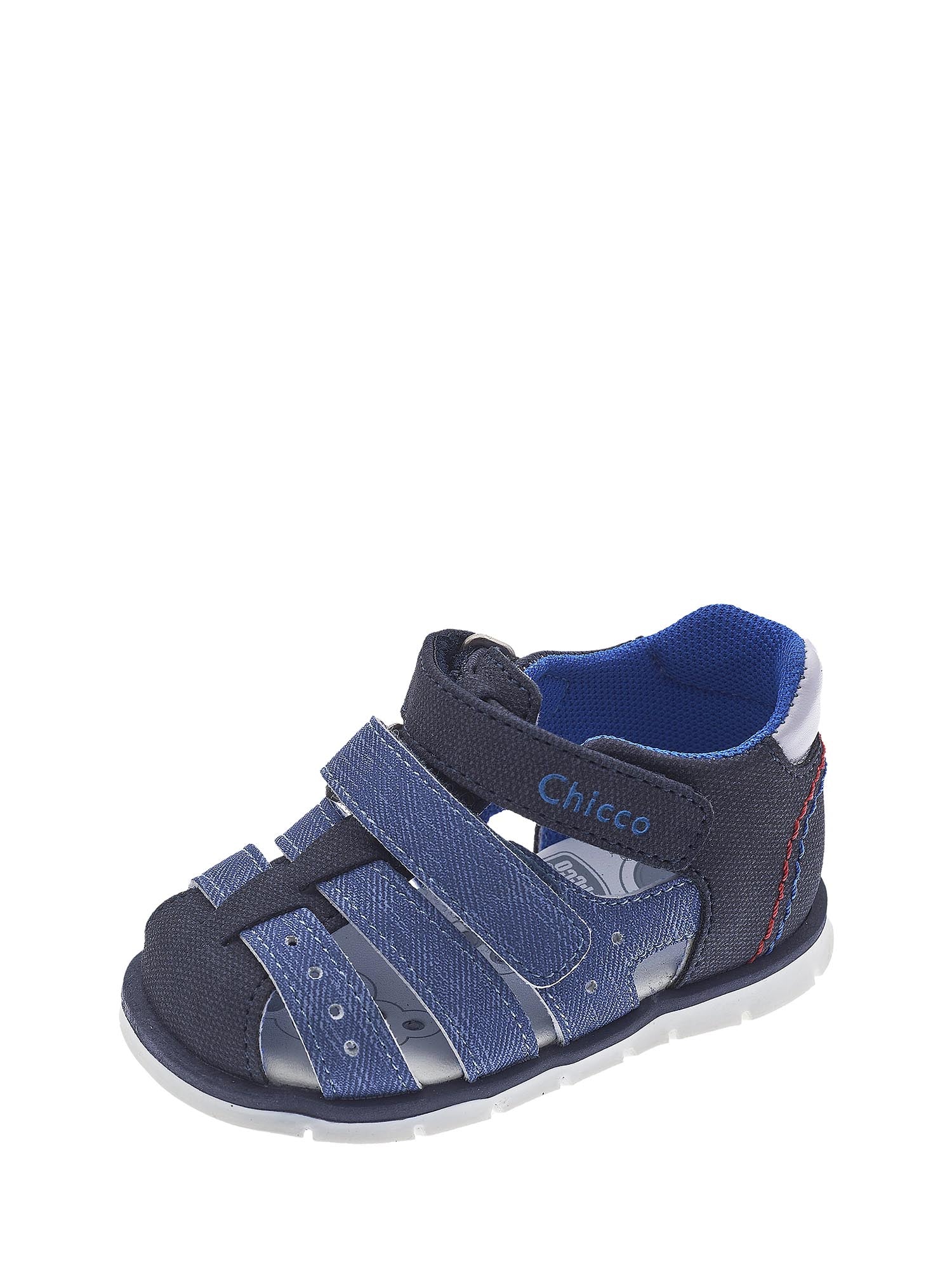 Sandali con strappi Blu Chicco