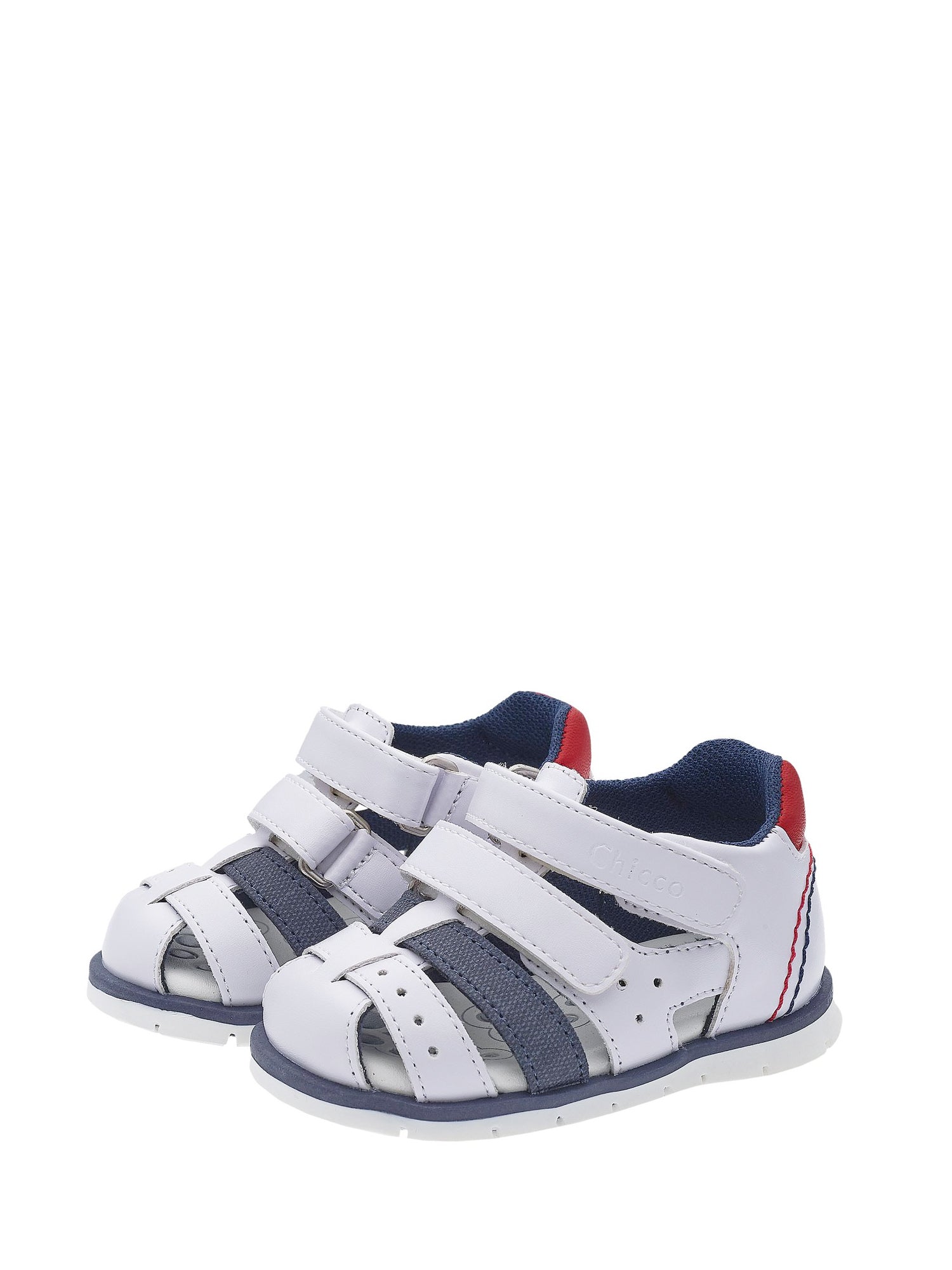 Sandali con strappi Bianco Chicco