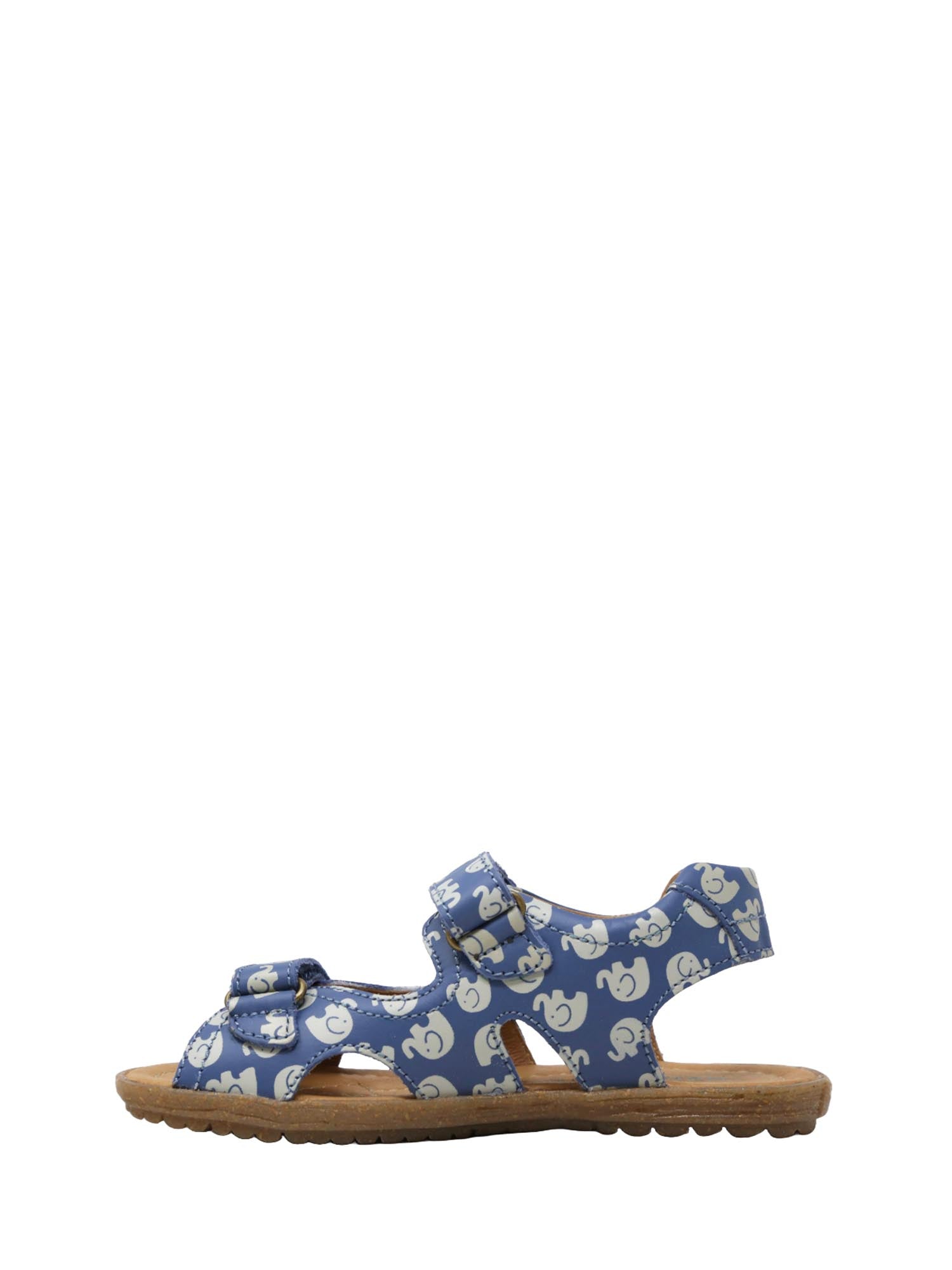 Sandali con strappi Blu Naturino