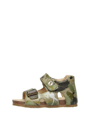 Sandali con strappi Verde Falcotto