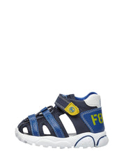 Sandali con strappi Blu Falcotto