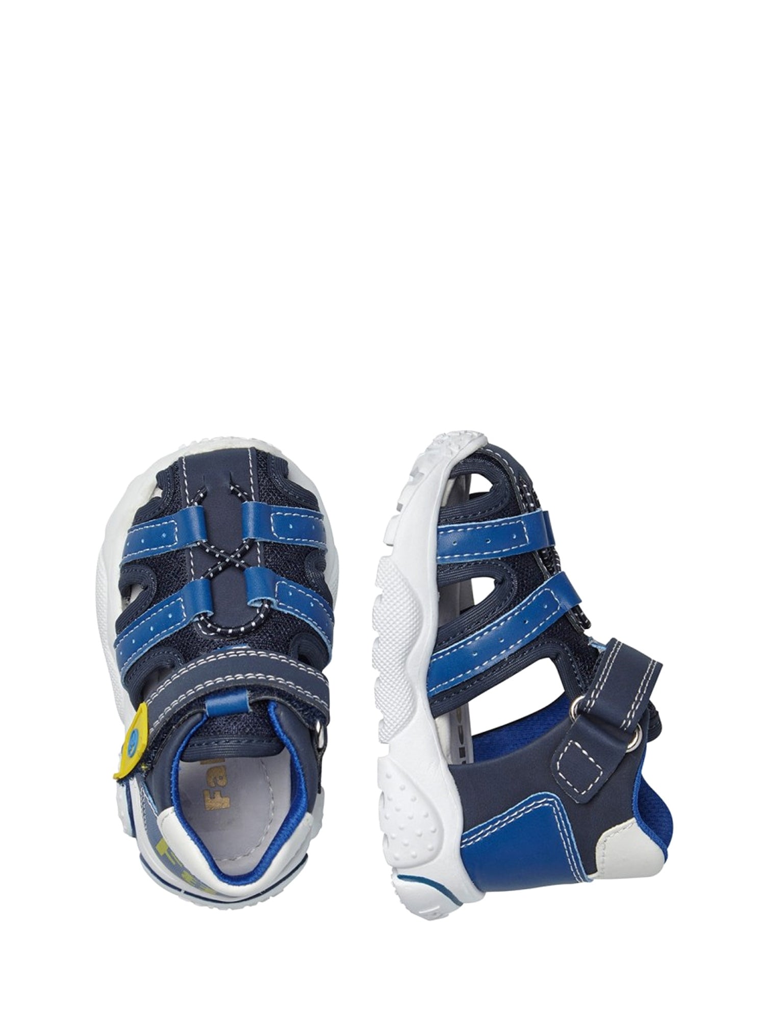 Sandali con strappi Blu Falcotto