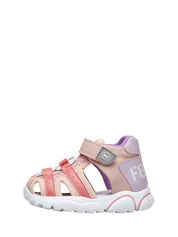 Sandali con strappi Rosa Falcotto