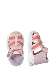 Sandali con strappi Rosa Falcotto