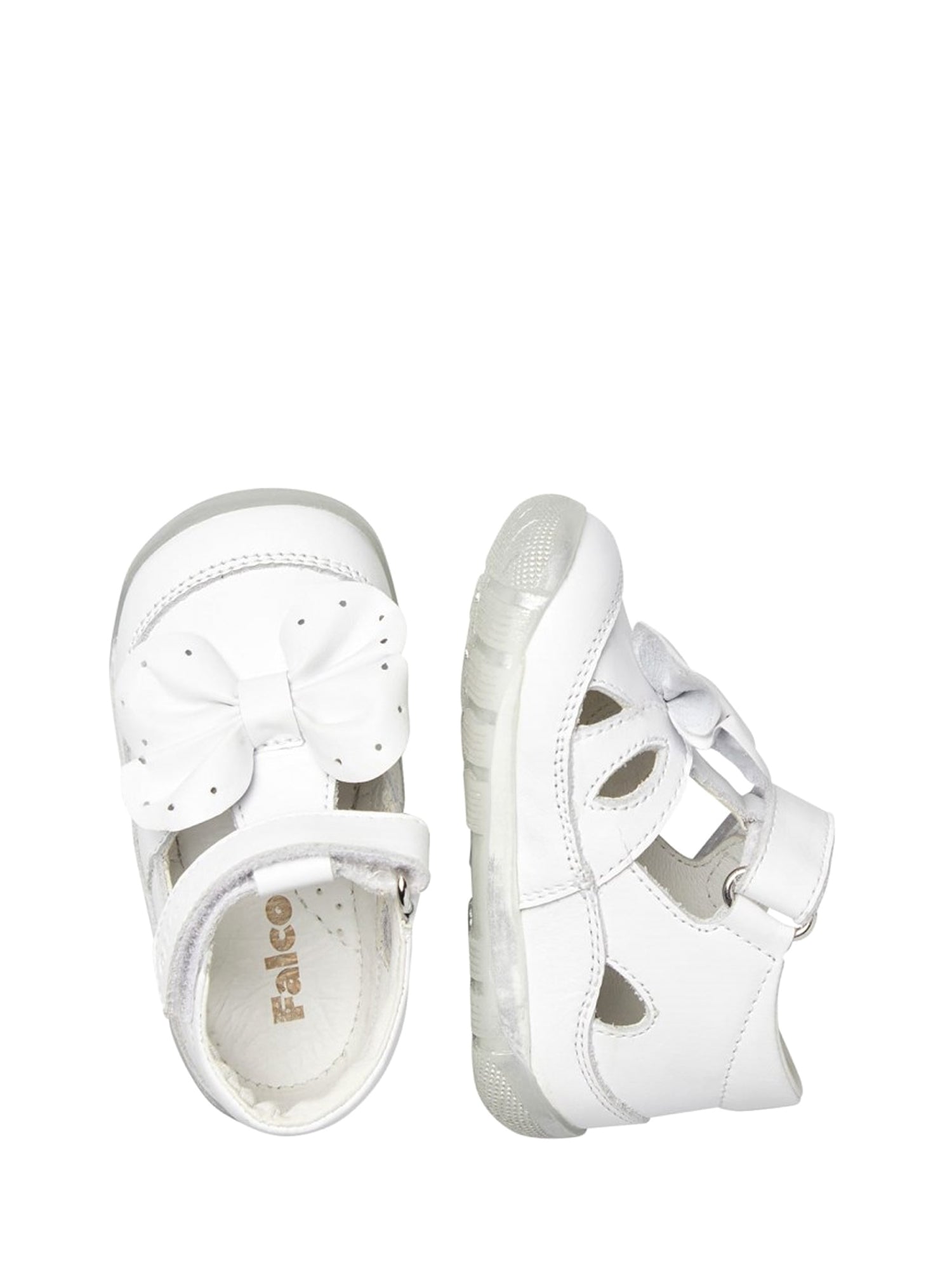 Sandali con strappi Bianco Falcotto