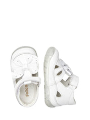 Sandali con strappi Bianco Falcotto