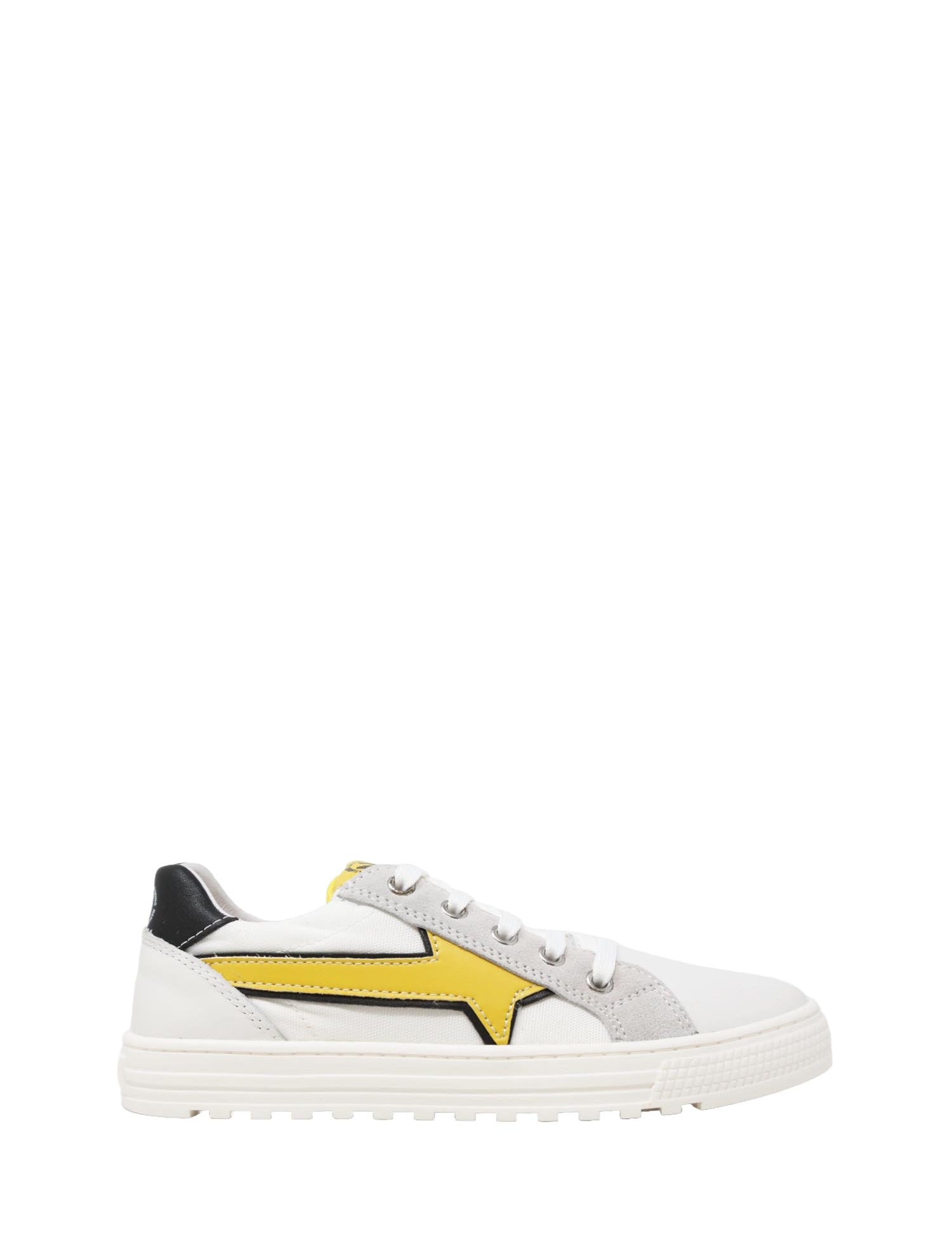 Sneakers Bianco Giallo Naturino