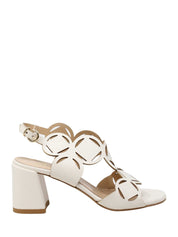 Sandali tacco Avorio Grace Shoes