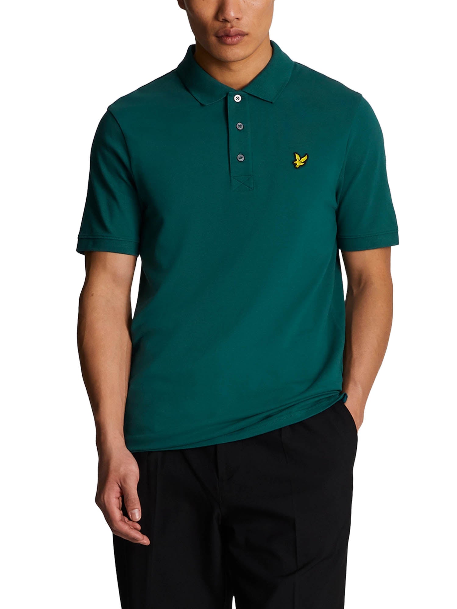 Polo Verde Giallo Lyle & Scott