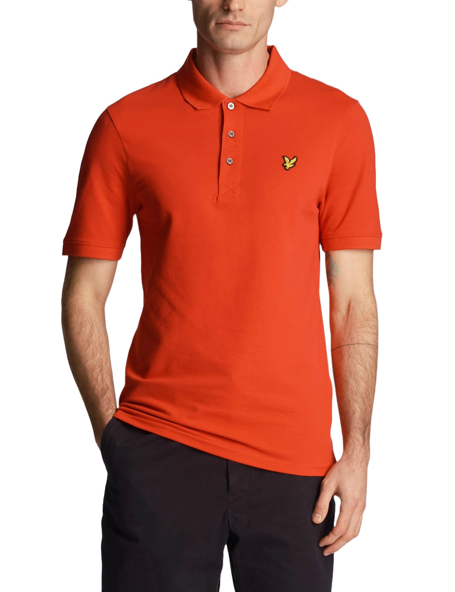 Polo Arancione Scuro Lyle & Scott
