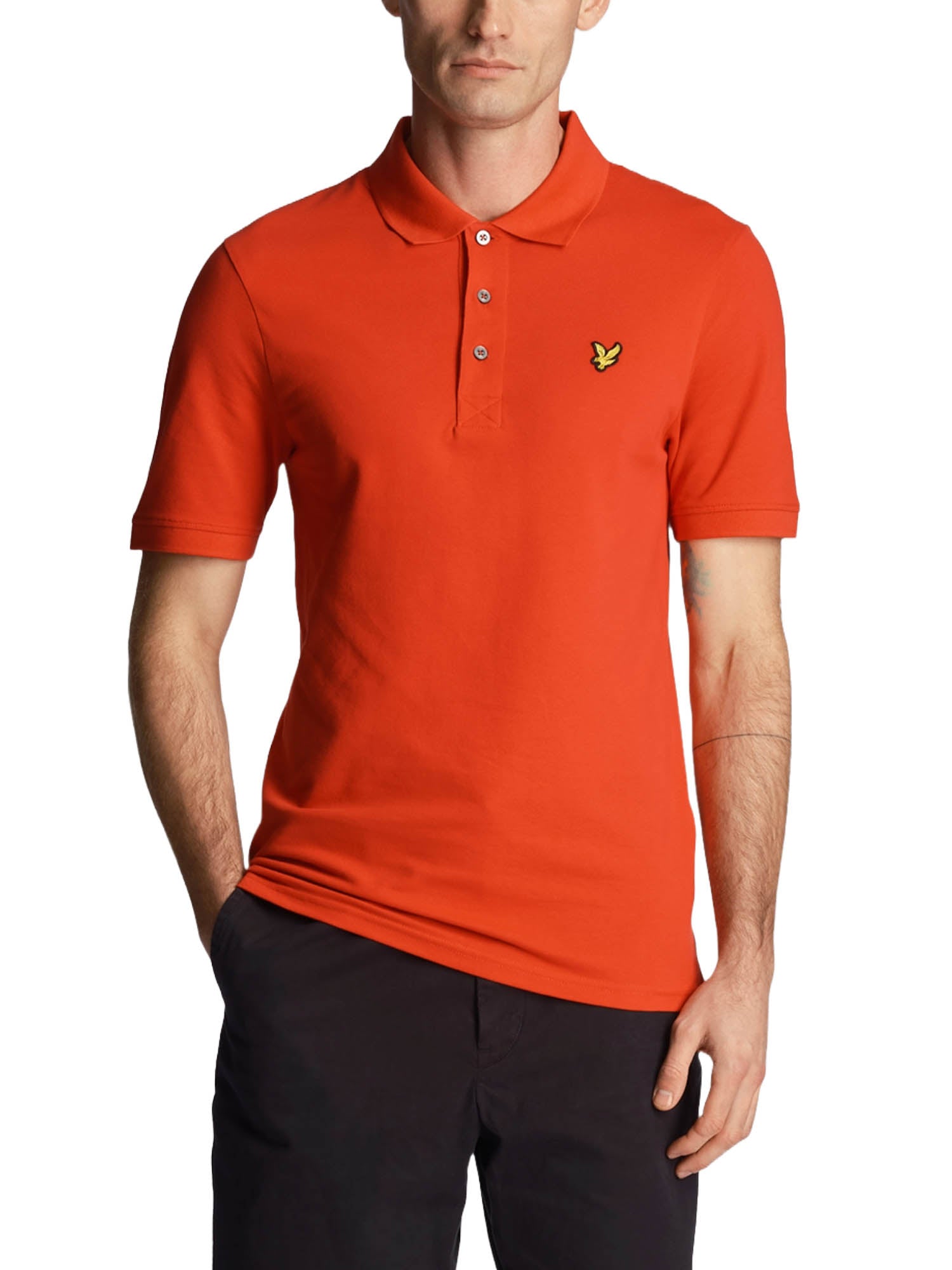 Polo Arancione Scuro Lyle & Scott