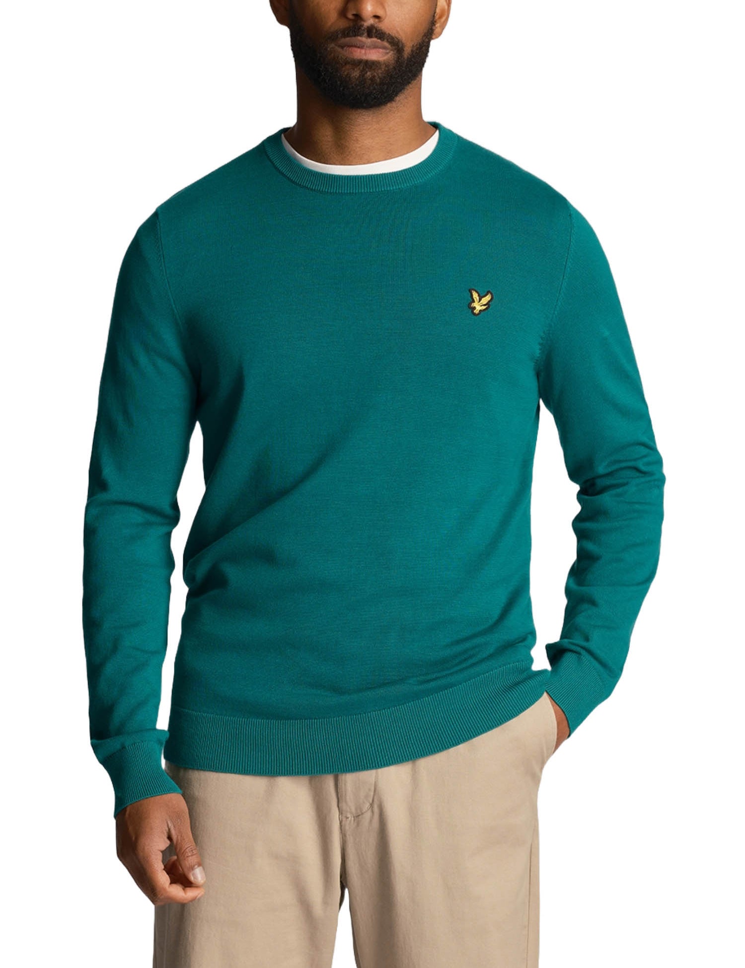 Maglioncini Verde Giallo Lyle & Scott