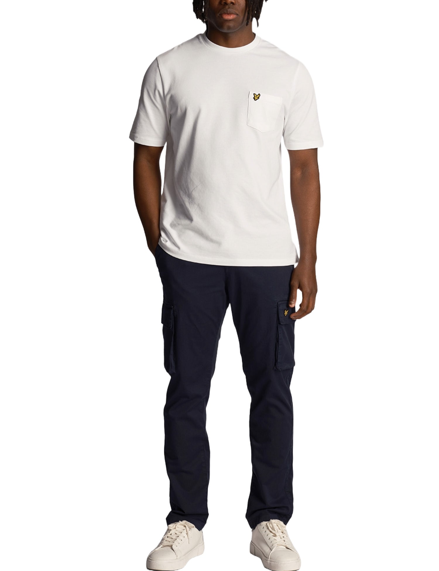 Pantaloni Blu Lyle & Scott