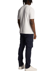 Pantaloni Blu Lyle & Scott