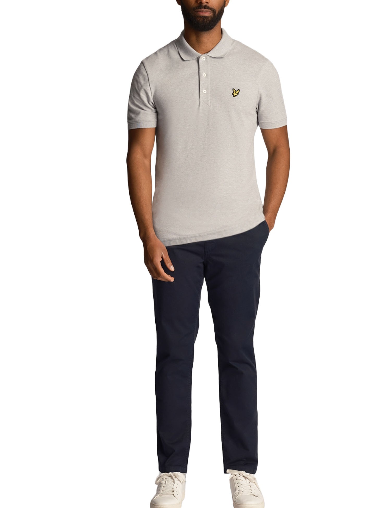 Pantaloni Blu Lyle & Scott