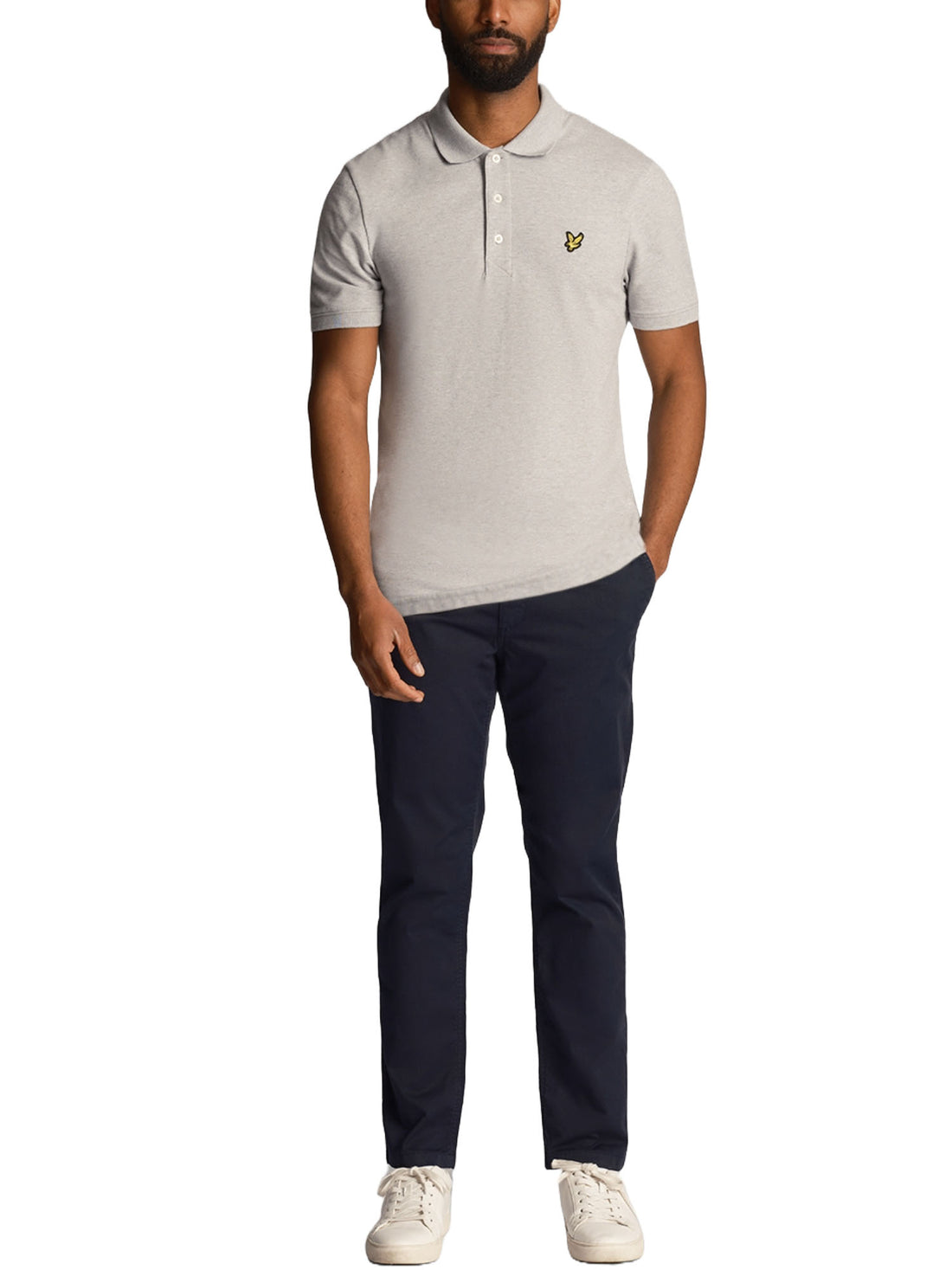 Pantaloni Blu Lyle & Scott