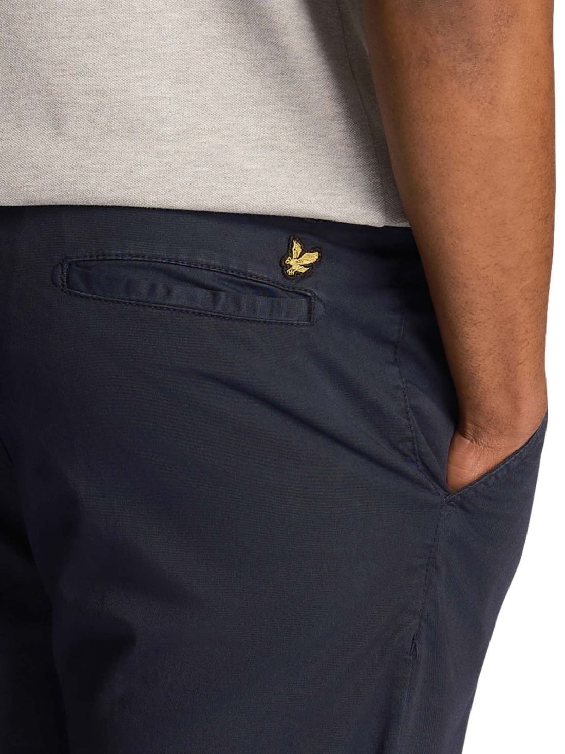 Pantaloni Blu Lyle & Scott