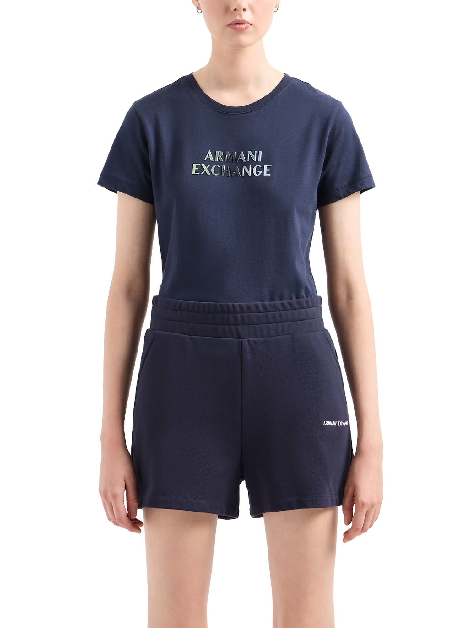 T-shirt Blu Armani Exchange