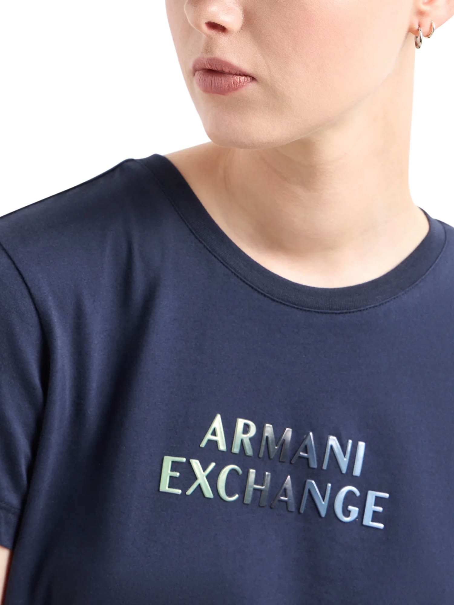 T-shirt Blu Armani Exchange