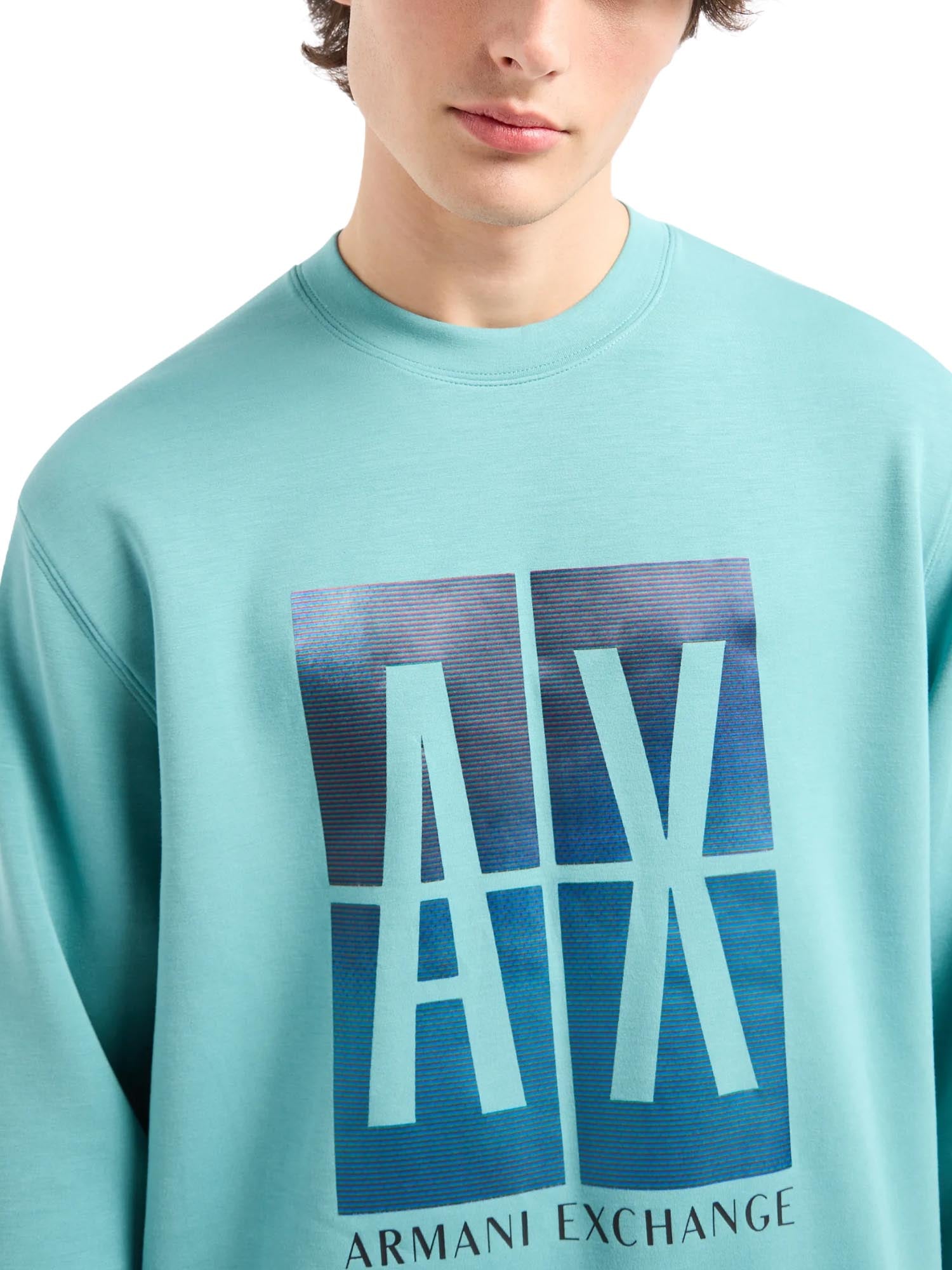 Felpe Turchese Armani Exchange
