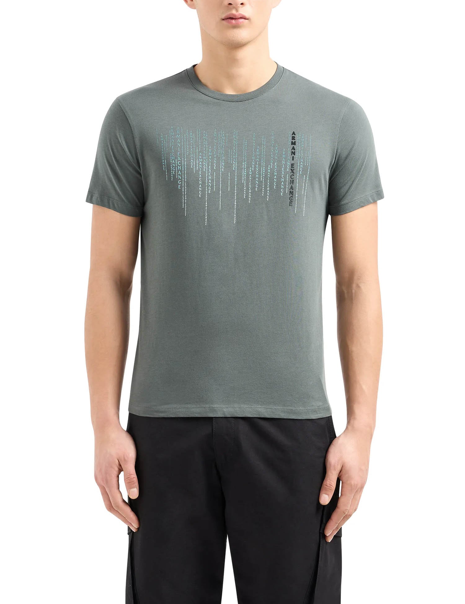 T-shirt Grigio Armani Exchange