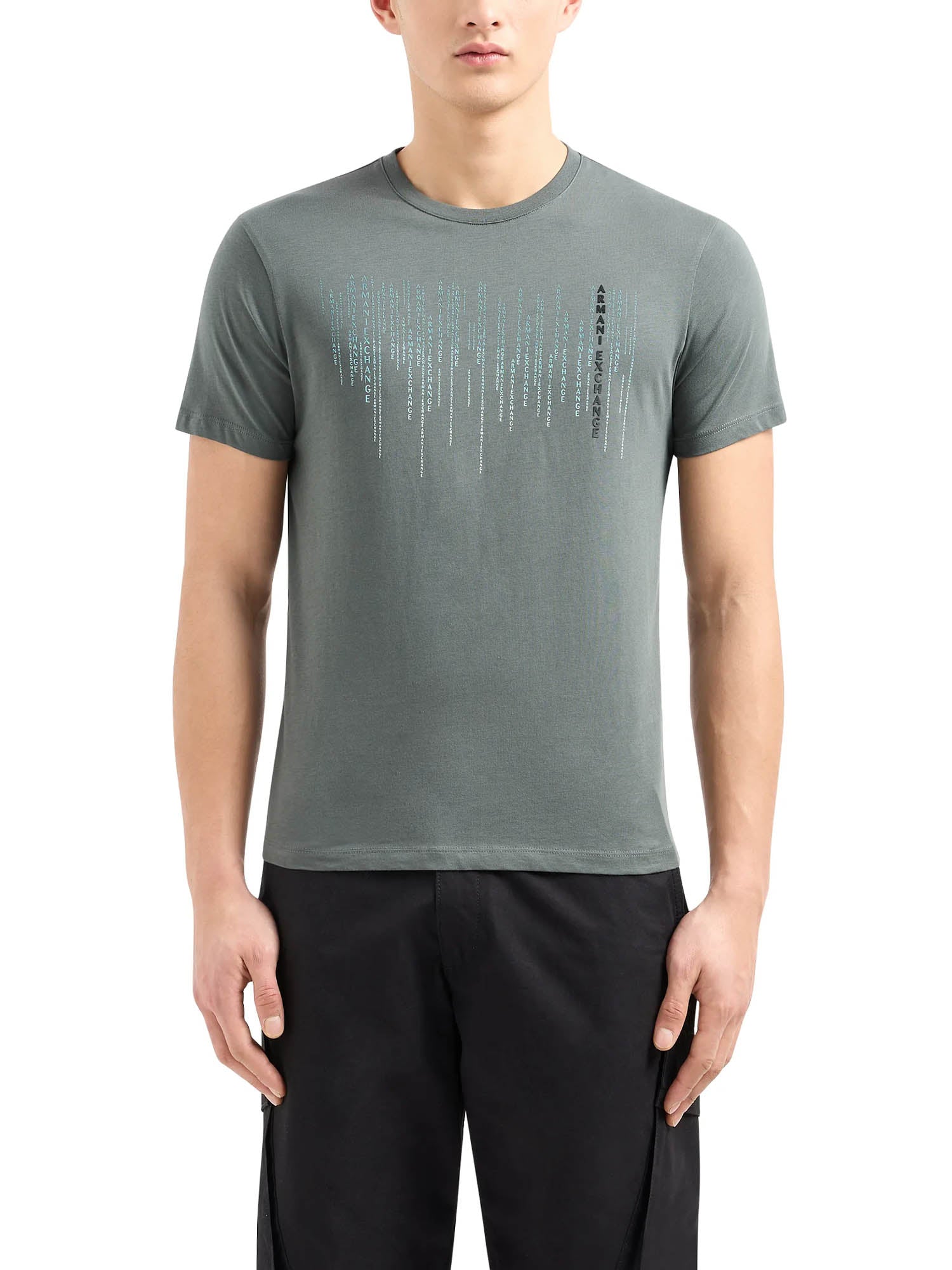 T-shirt Grigio Armani Exchange