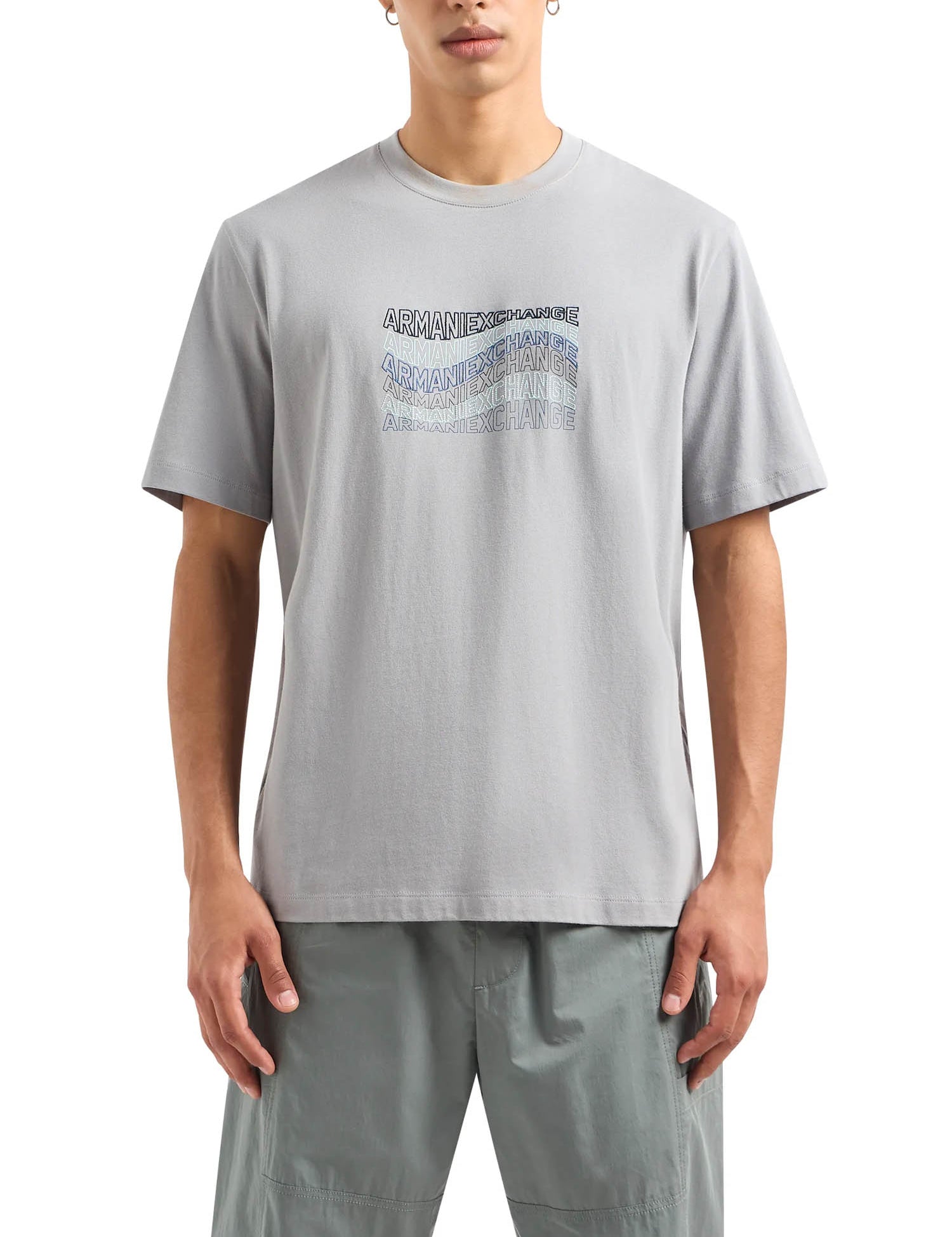 T-shirt Grigio Armani Exchange