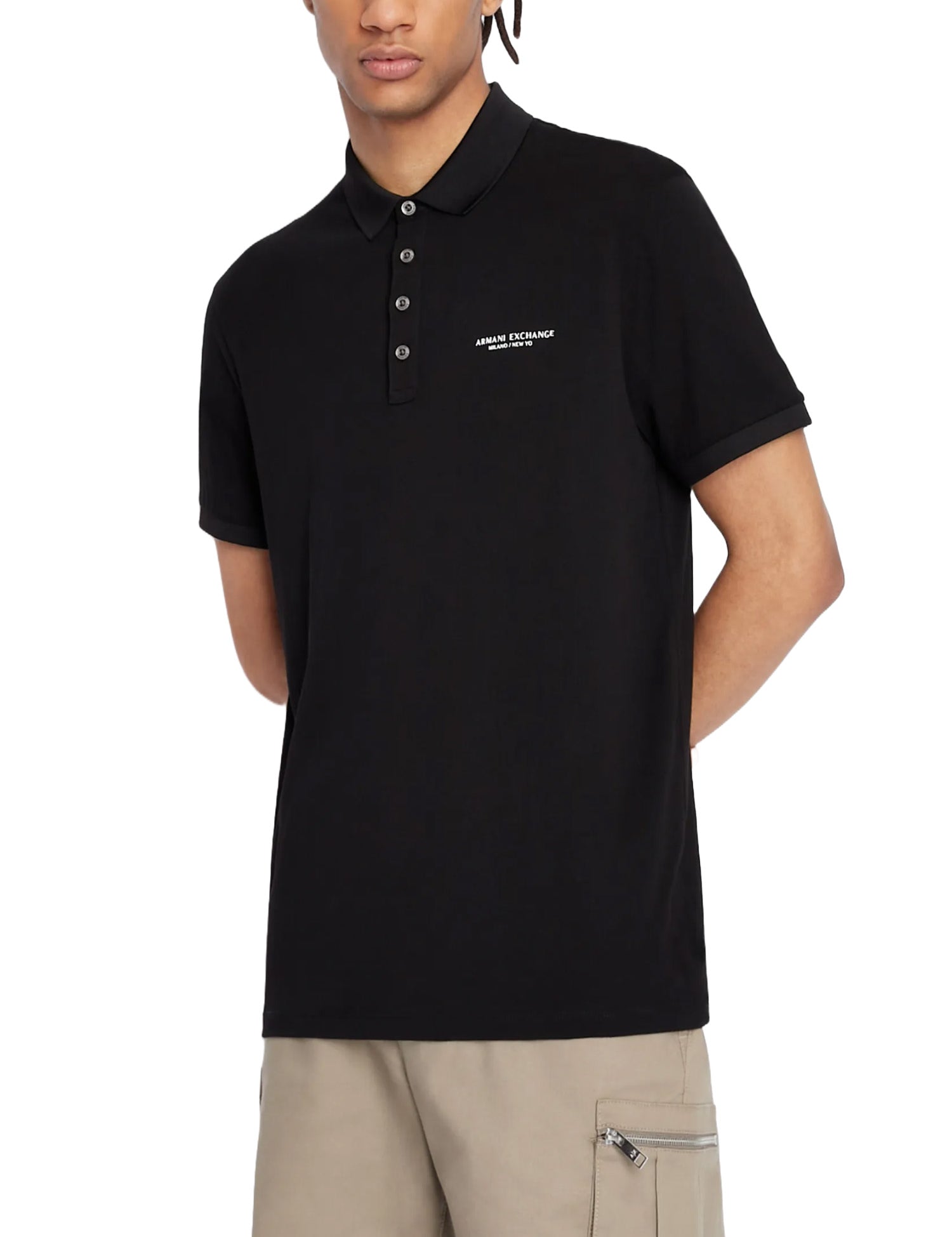 Polo Nero Armani Exchange