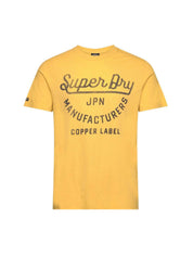 T-shirt Giallo Superdry