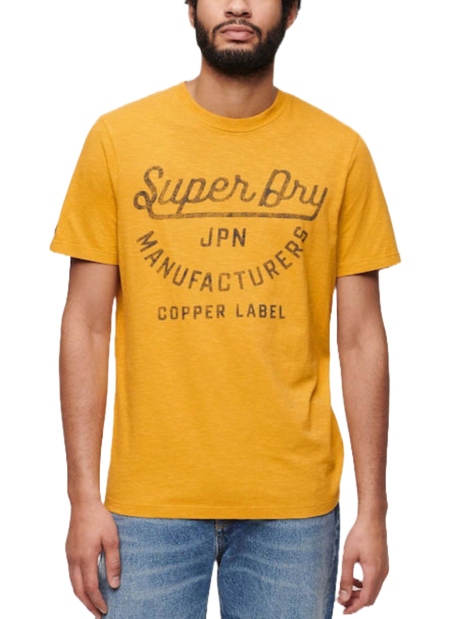 T-shirt Giallo Superdry
