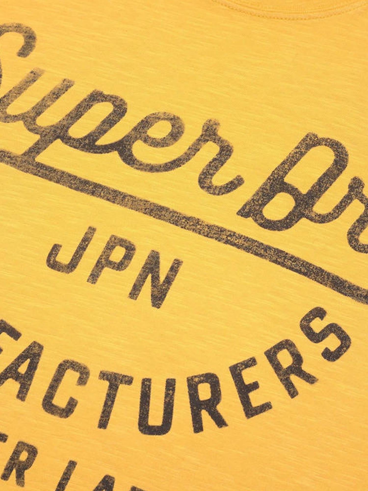 T-shirt Giallo Superdry