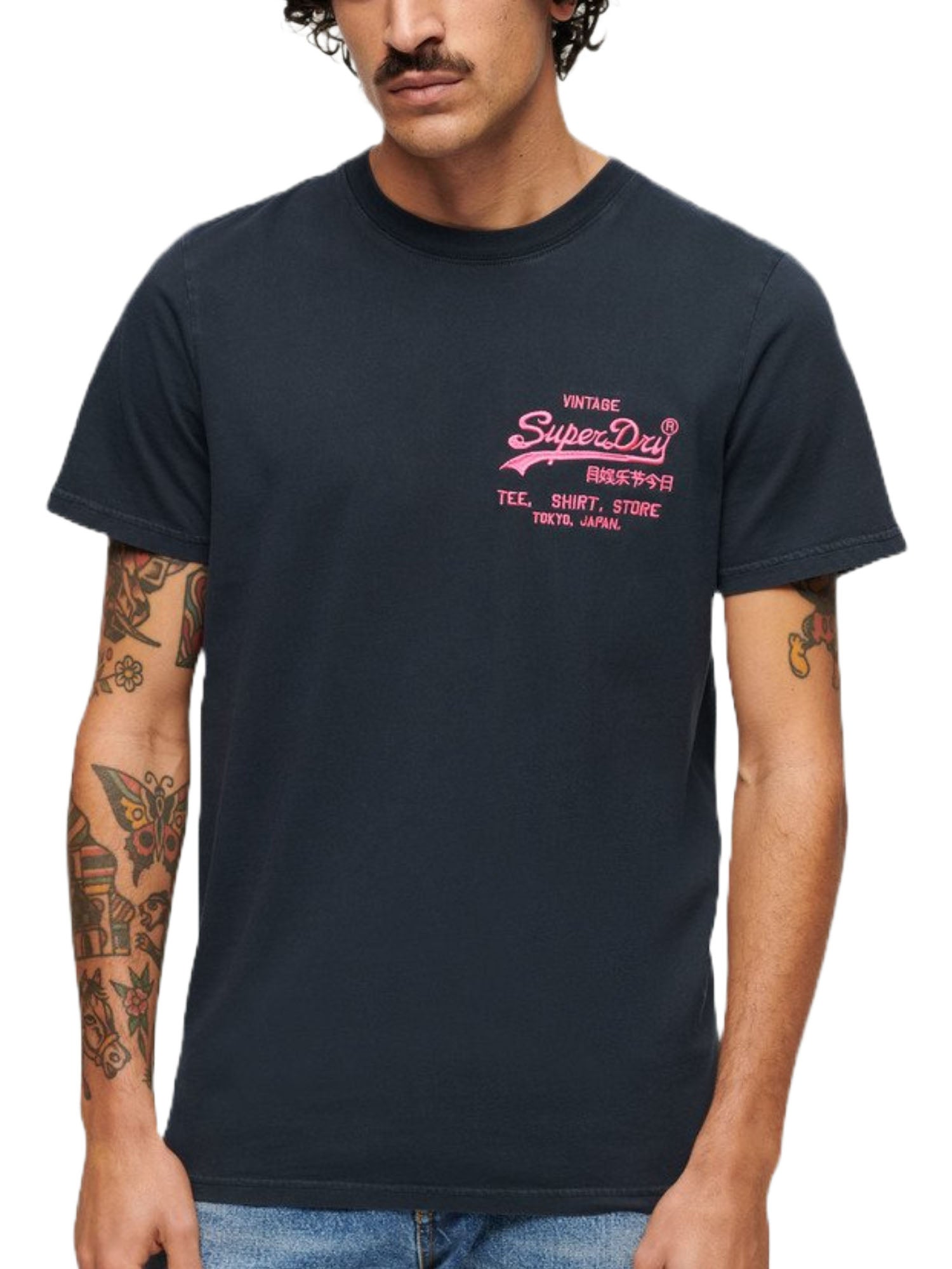 T-shirt Blu Superdry