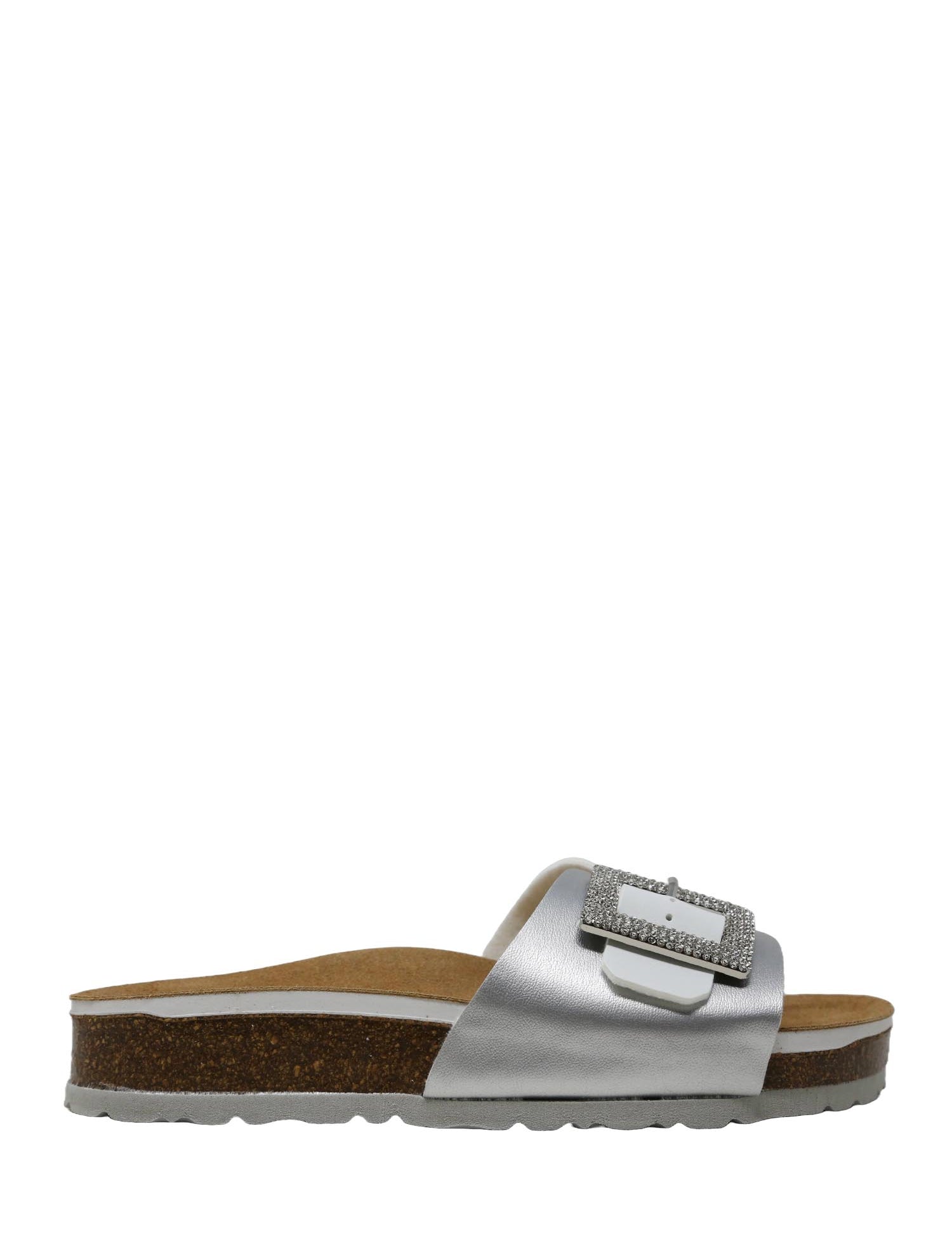 Sandali Argentato Valleverde