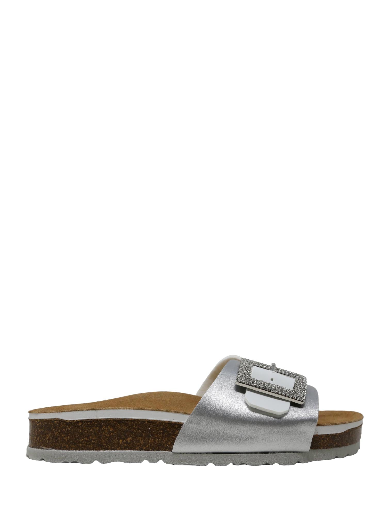 Sandali Argentato Valleverde