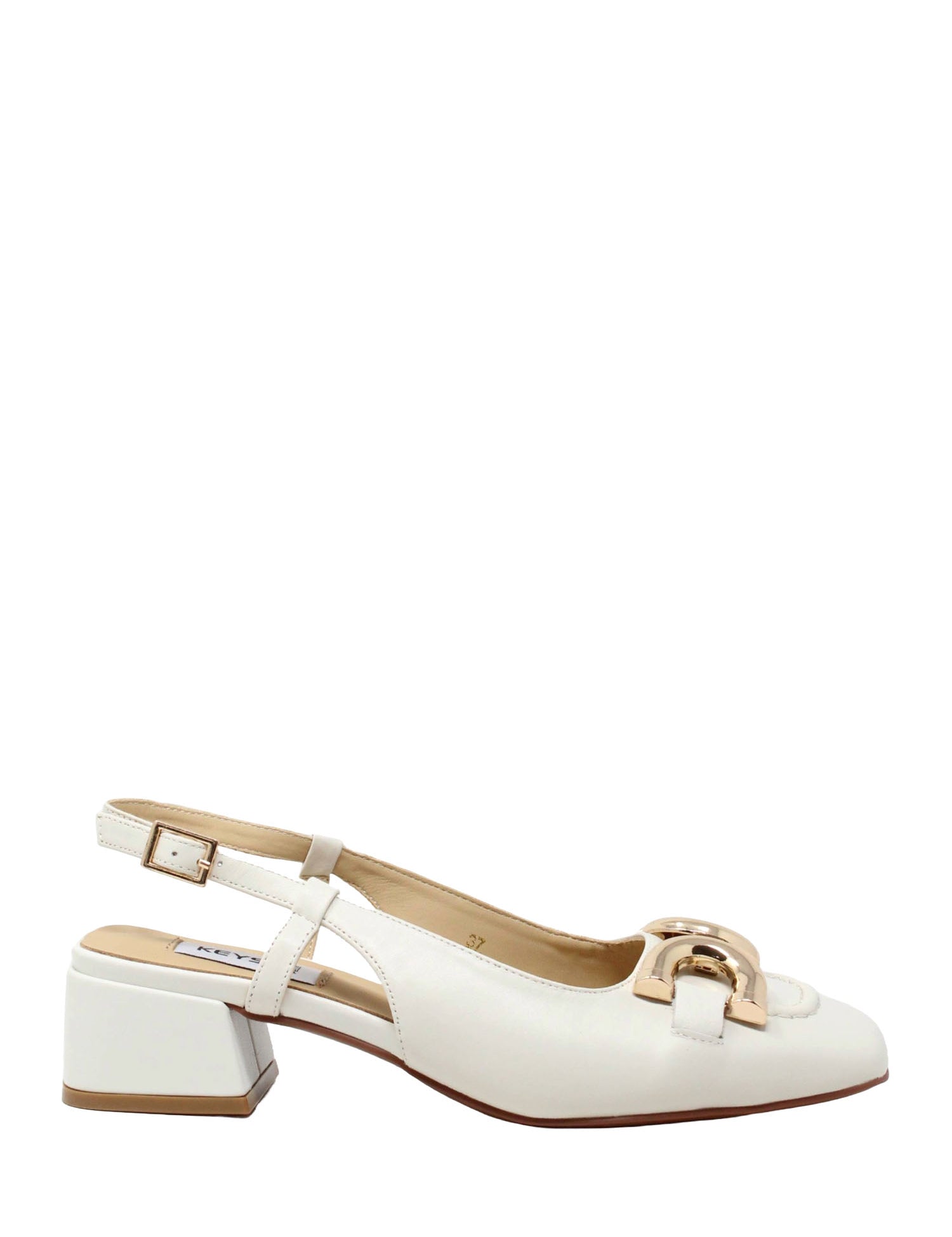 Sandali tacco Bianco Keys