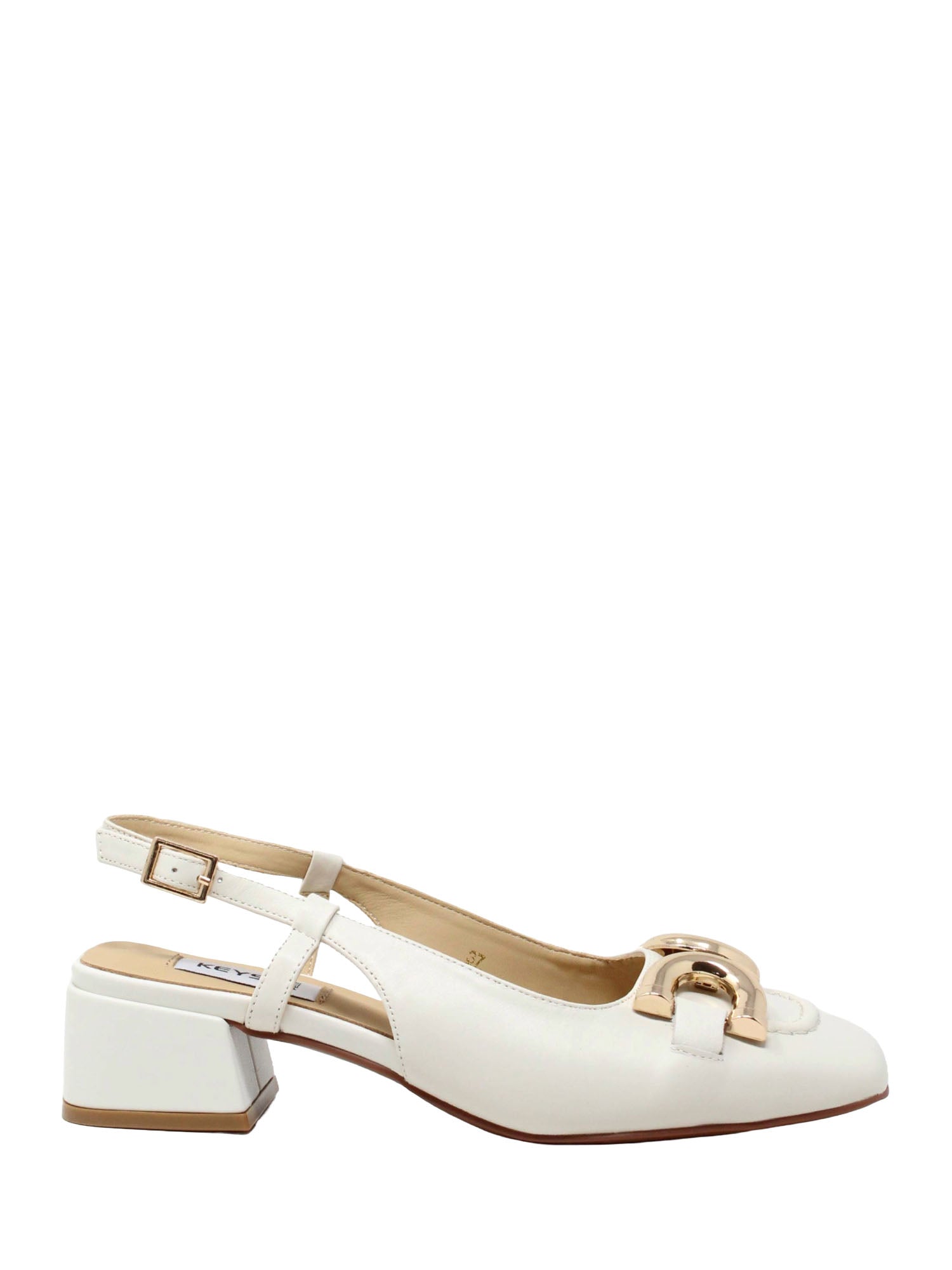 Sandali tacco Bianco Keys